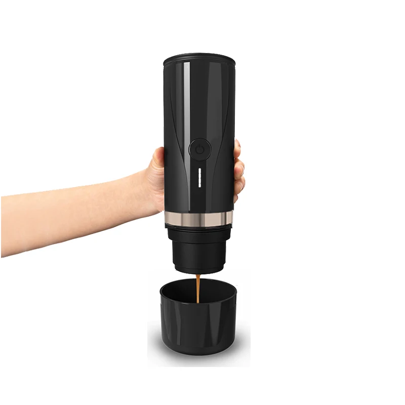 Portable Capsule Coffee Machine for Car & Home Electric Uab Rechargeable Handheld Espresso Machine Coffee Powder