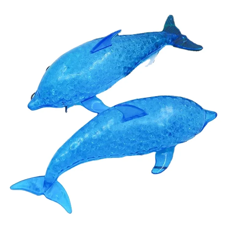 Funny Fidget Toys  Dolphin Shark Bead Stress Ball Toy decompression water bead shark squishy kids toy