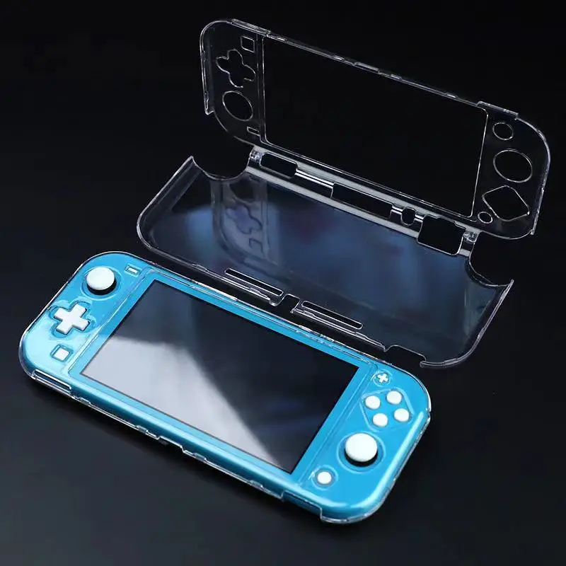 Новый прозрачный защитный чехол Switch Lite аксессуары для игровой консоли универсальный противоударный из поликарбоната с логотипом