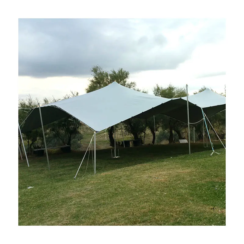 Large space single sided pvc outdoor stretch tent waterproof wedding party flex stretch tent