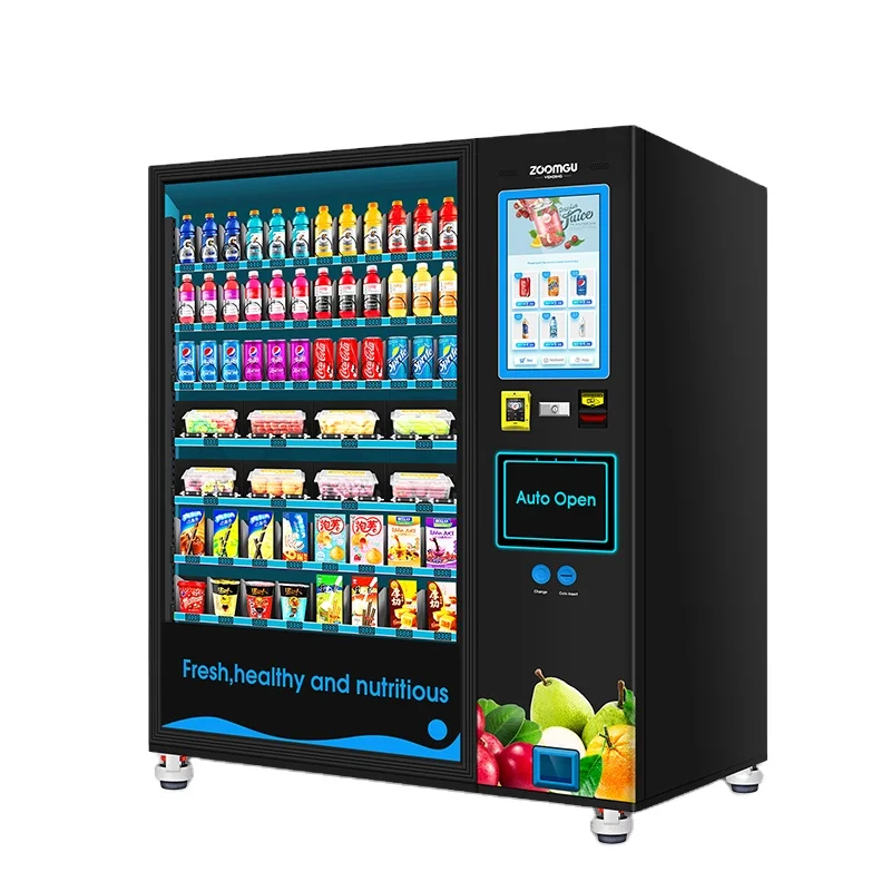 Zoomgu Guaranteed Quality Drink Snacks Retail Mobile Vending Machine Coin Acceptor