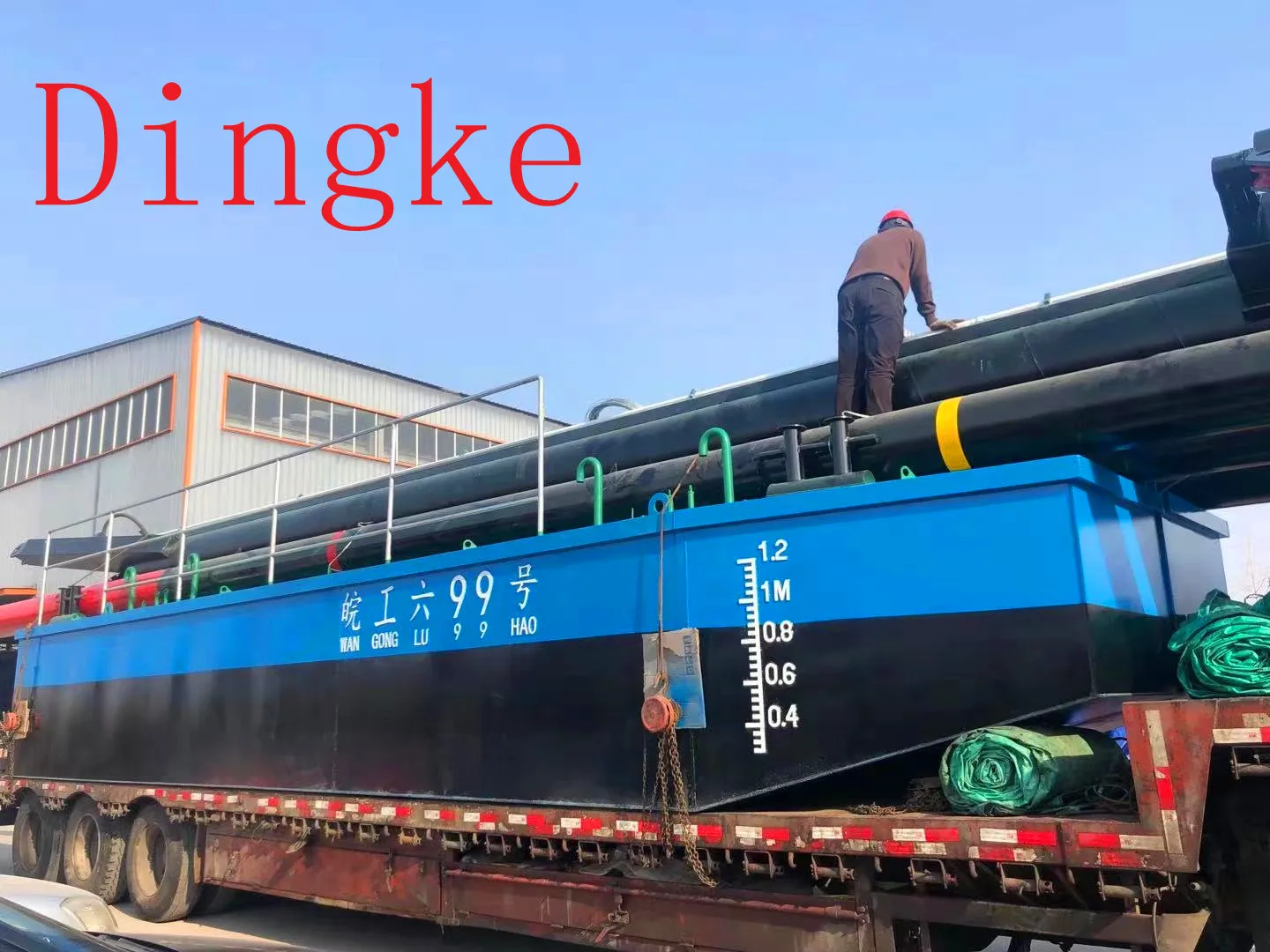  15m Dredging Depth Cutter Suction Dredger for Sale with 2000m Discharge