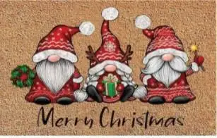 JM Modern Crystal Velvet Floor Mat Non-Slip Absorbent Foot Pads Bedroom Corridor Entrance Wholesale Christmas Carpet