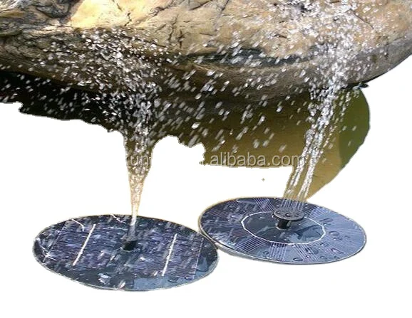 DC12V floating Garden solar submersible Fountain pump solar powered water pump