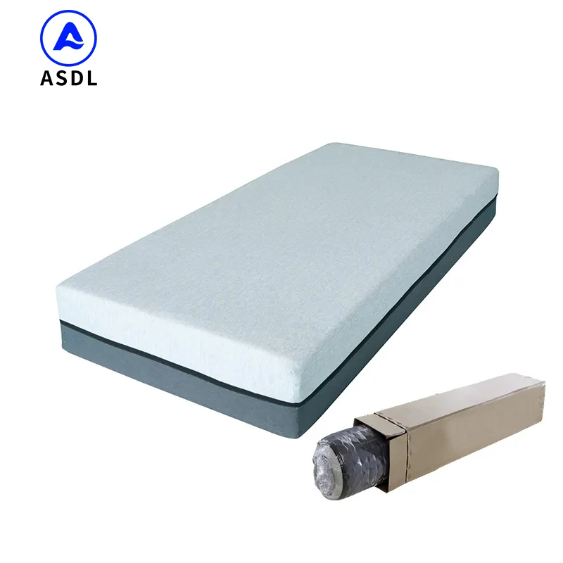 Soft Order Online Memory Foam Mattress Roll up in Box king Queen Size with Cover