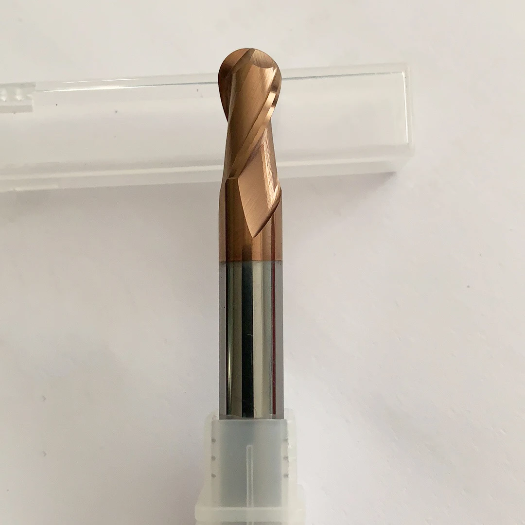 2F milling cutter tungsten carbide ball nose end mill carbide cutter