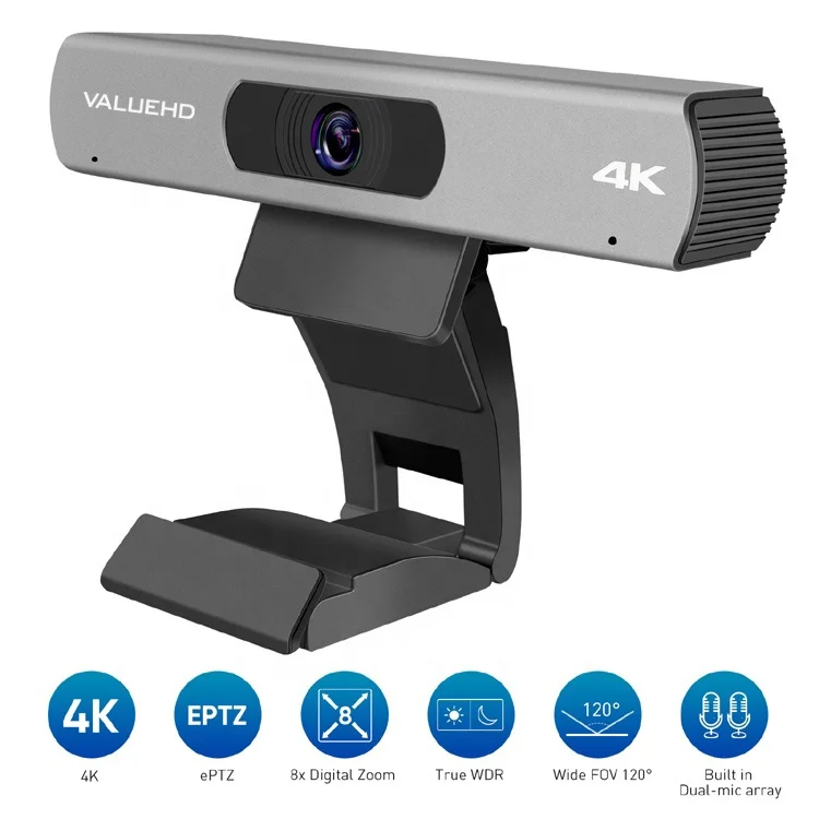 USB 3.0 120 Degree Wide Angle 4K Webcam ePTZ USB Conference Camera external camera for laptop education meeting
