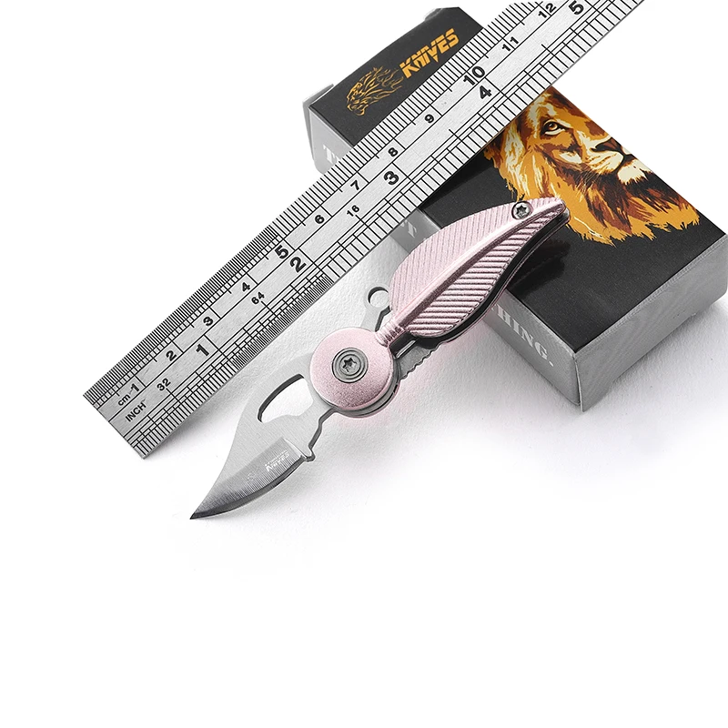 
COG Wholesale Stainless steel mini key utility survival tactical folding pocket knife SR401A 