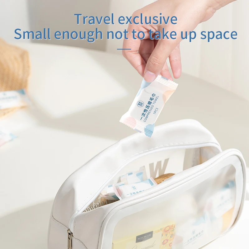 Travel Full Size Baby Adults Mini Compressed Towels Compressible Compact Coins Candy Custom Magic Disposable Compressed Towel