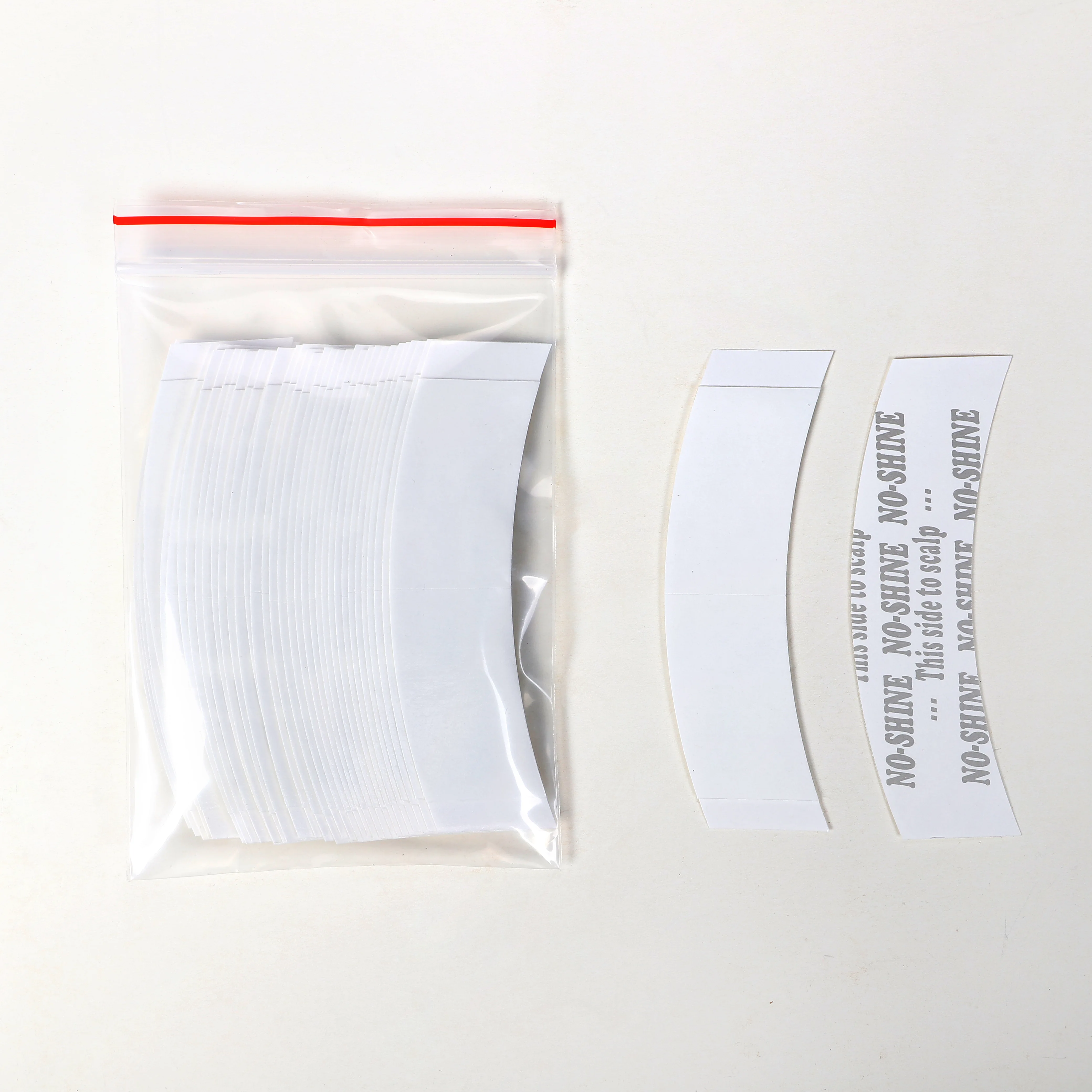36pcs Walker No Shine Hair System Tape White Double Sided Adhesive Tape for Toupee Wig Hair Pieces