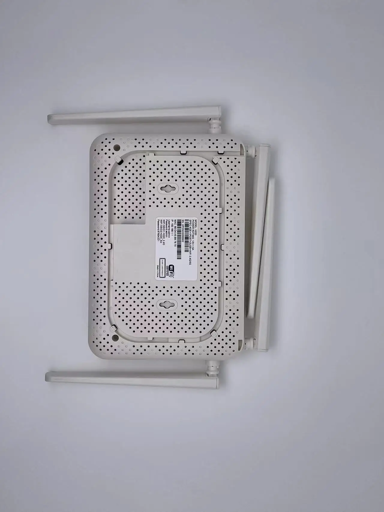 HG6821 4GE+2TEL+WIFI + USB Port  GPON /EPON /XPON  HGU Router Mode English Version