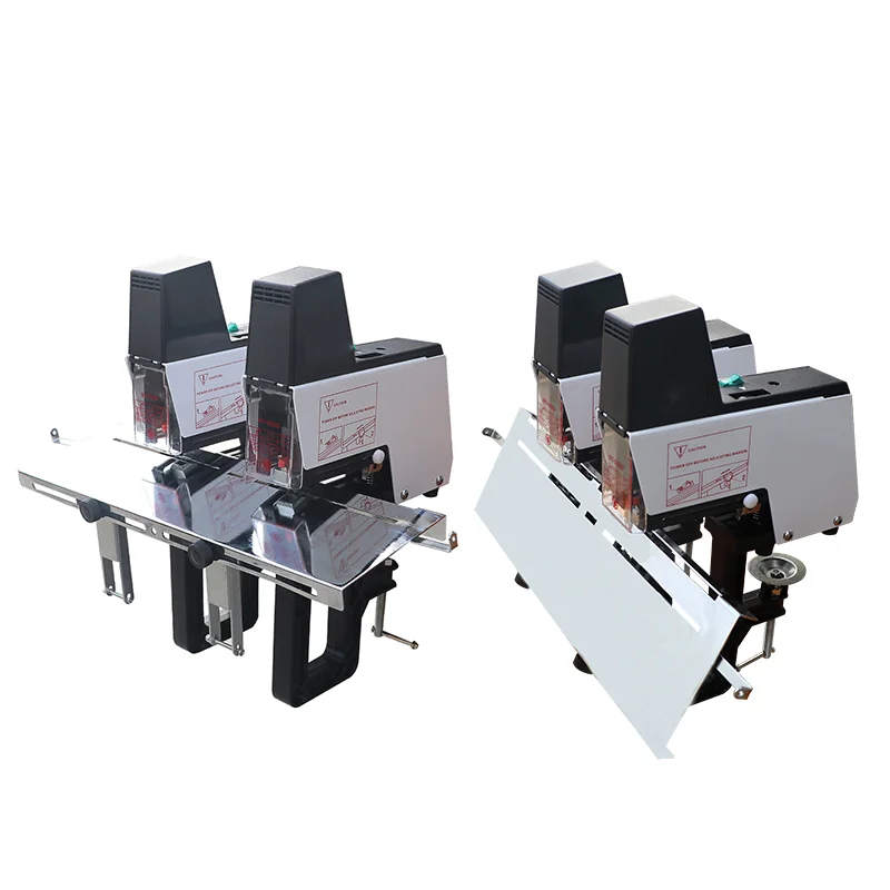Multi-functional double head heavy-duty paper stapler A3 electric stapler