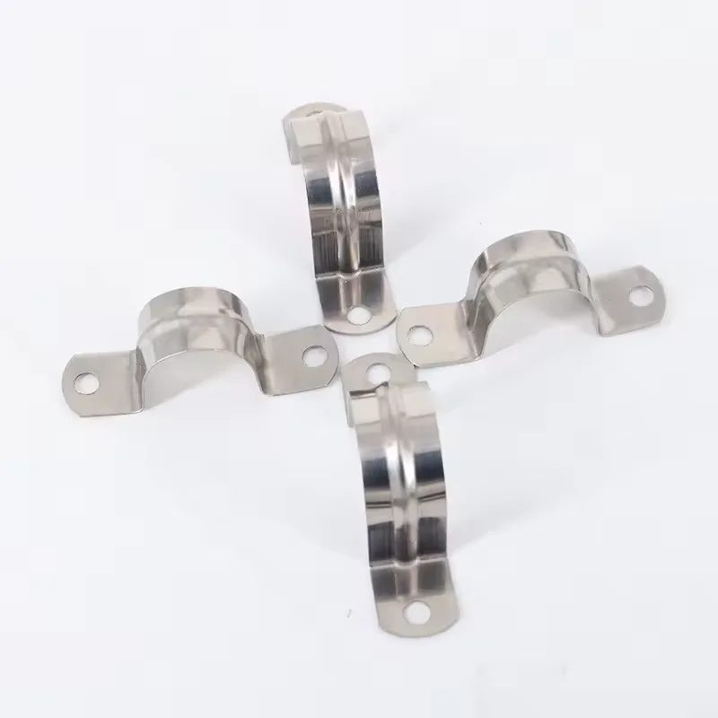 Stainless steel saddle clip pipe clamp Routing Clamps