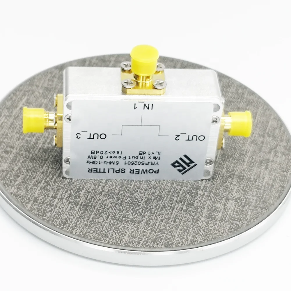 NST Low Insertion Loss 2 Way Power Splitter 5-1000MHz Helium LoRa 868MHz 915Mhz Antenna Splitter High Isolation SMA Connector