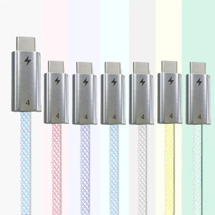 4Gen3 data cable PD3.1 fast charge 100W40Gbps high speed cable  8K double head Type-cUSB4 full function cable