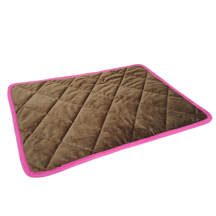 Flexible custom portable self heating mat thermal dog cat pet pad for full body