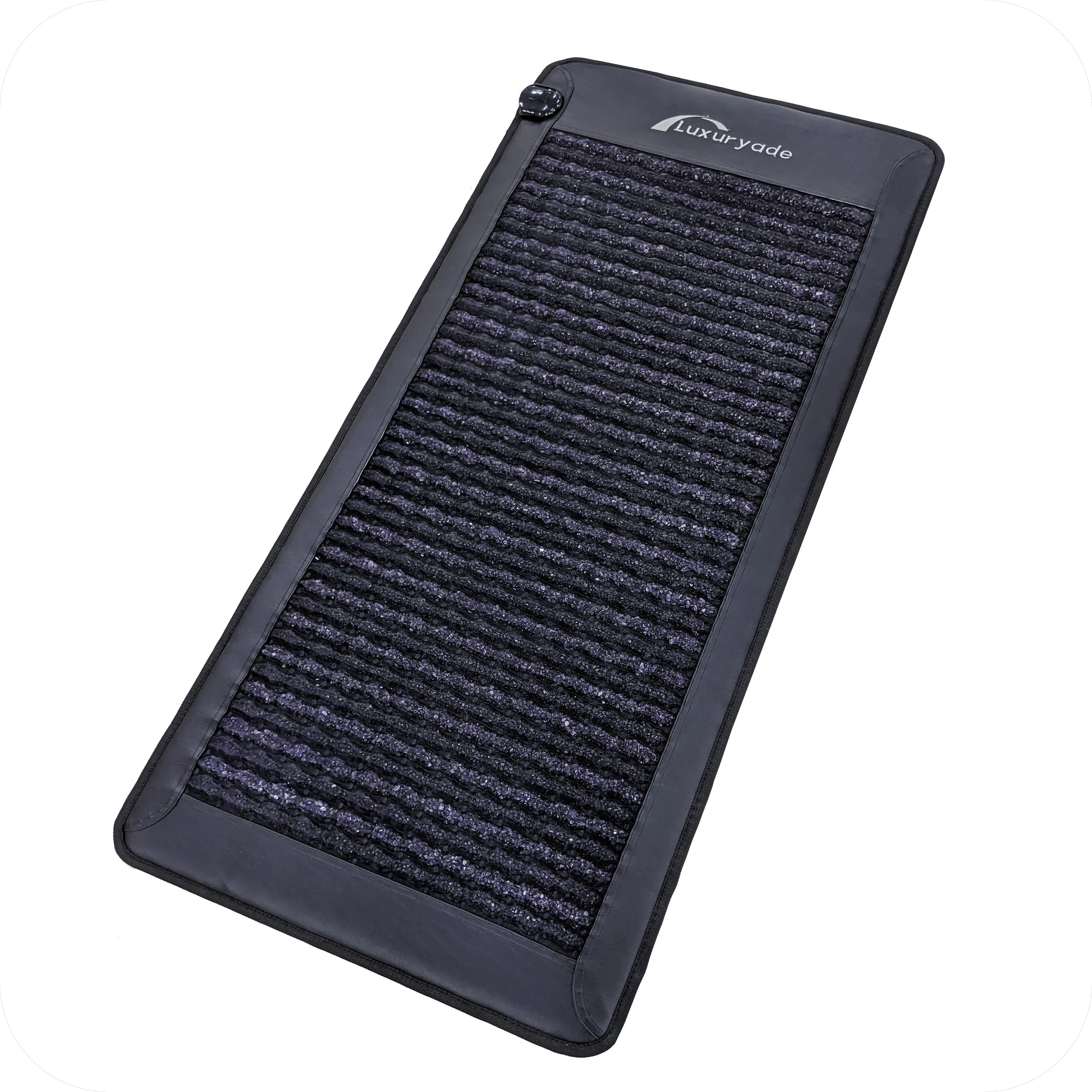 Luxuryade A148 Bio PEMF Electric Heat Thermal Therapy Crystal Massage Far Infrared Heating Tourmaline Amethyst Mat