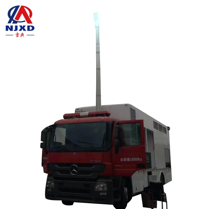 
3m 5m 7m 10m mobile Pneumatic telescopic lighting pole 
