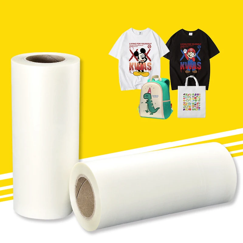 Wholesale White Ink Printable T-shirt Heat Transfer Non-slip A3 A4 Cold Or Hot Peel DTF PET Film For DTF Digital Inkjet Printer