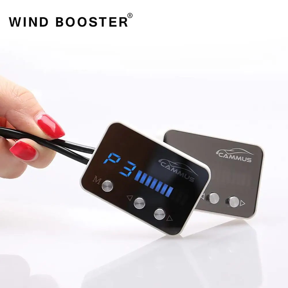 Лидер продаж новинка 2016 оптовая продажа Windbooster 7 режимов дроссельная заслонка автомобильный двигатель бустер