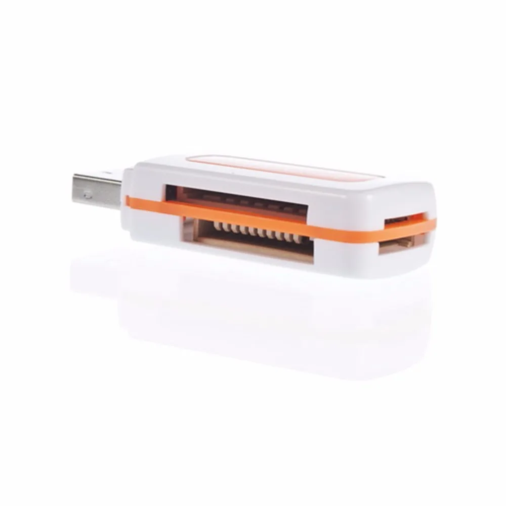  Лидер продаж 4 в 1 Многофункциональный USB 2 0 Устройство чтения карт памяти мини форма высокая скорость кард-ридер для вспышки sрeedlite M2 SD Mini DV TF