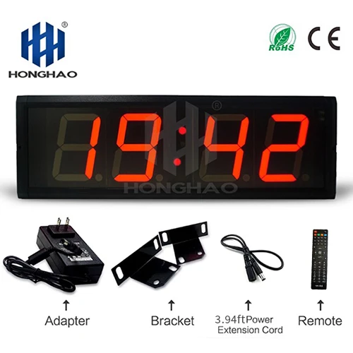 Hangzhou Hong hao factory price discount timer control digital wall clock remote control timer