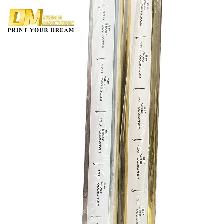 DM Factory Wholesale Toner Reactive Foil Diy Heat Transfer Foil Gold Metallic Hot Stamping Foil Roll for Laser Printer