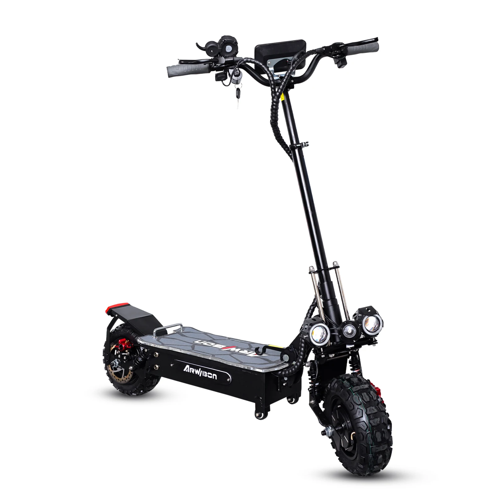 Arwibon USA/EU Warehouse Chinese Scooter Manufacturers 5600W 85KM Speed Folding Dual Motor Electric Scooter Adult