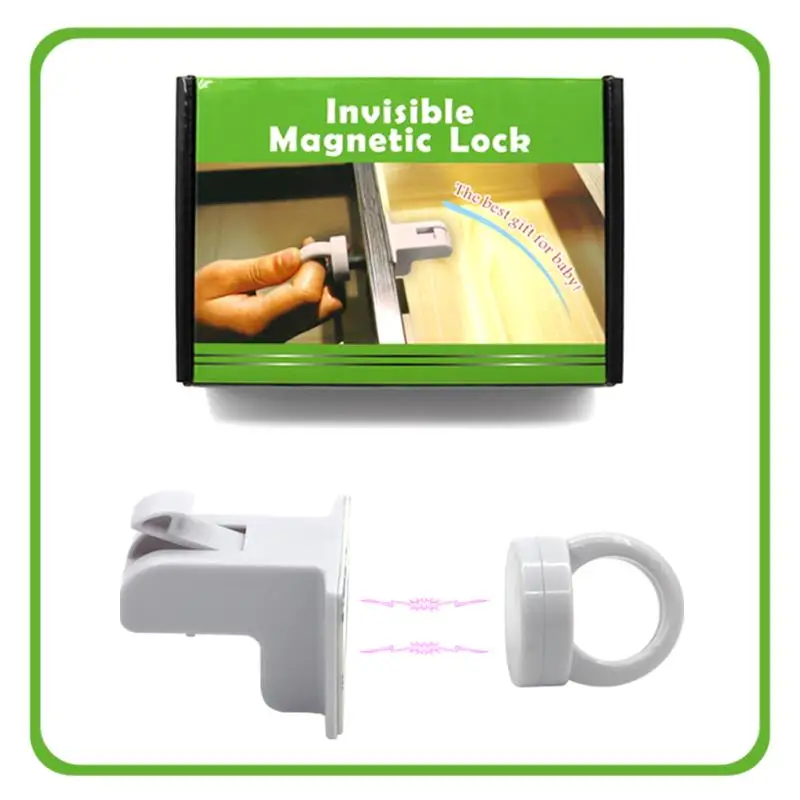 Manufacturer Wholesale Kid Product Home Safety 8 Pack Baby Proofing Magnetic Cabinet Locks Child Safety