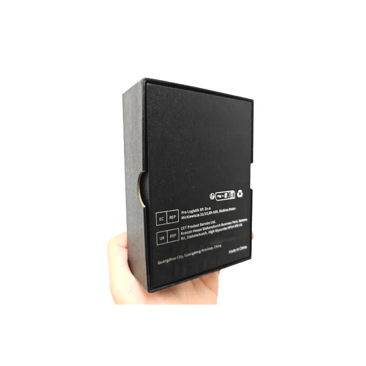 Wholesale Customized Cardboard Small Black Simple Style ISO9001 Ring Necklace Bracelet Jewelry Box Paper Gift Packing Box