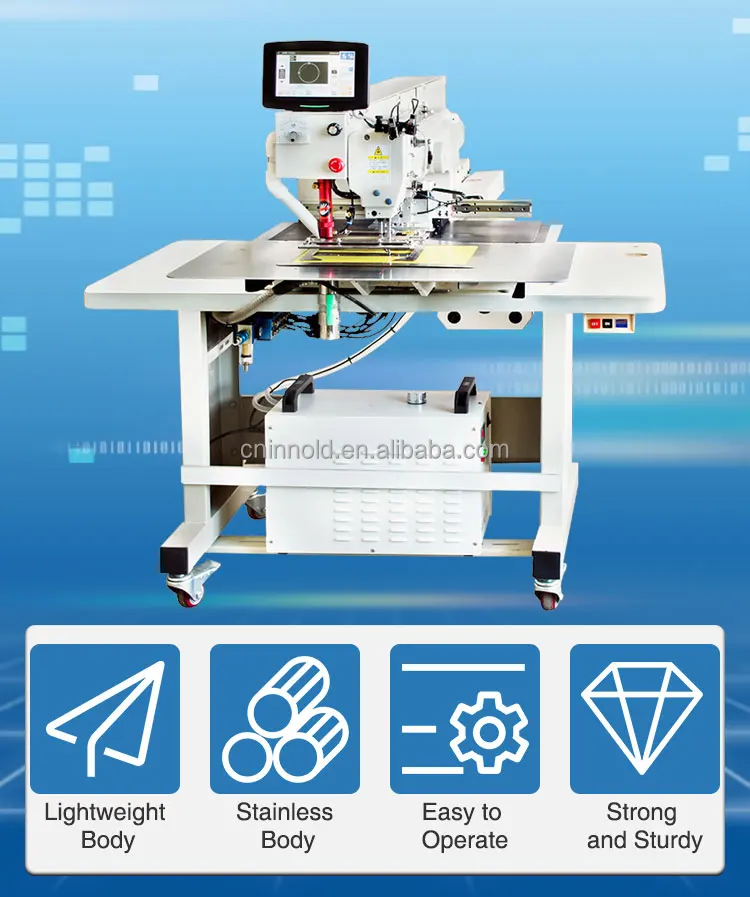 Automated Industrial Jeans Front Laser Patch Welding Jean Pocket Sewing Machine