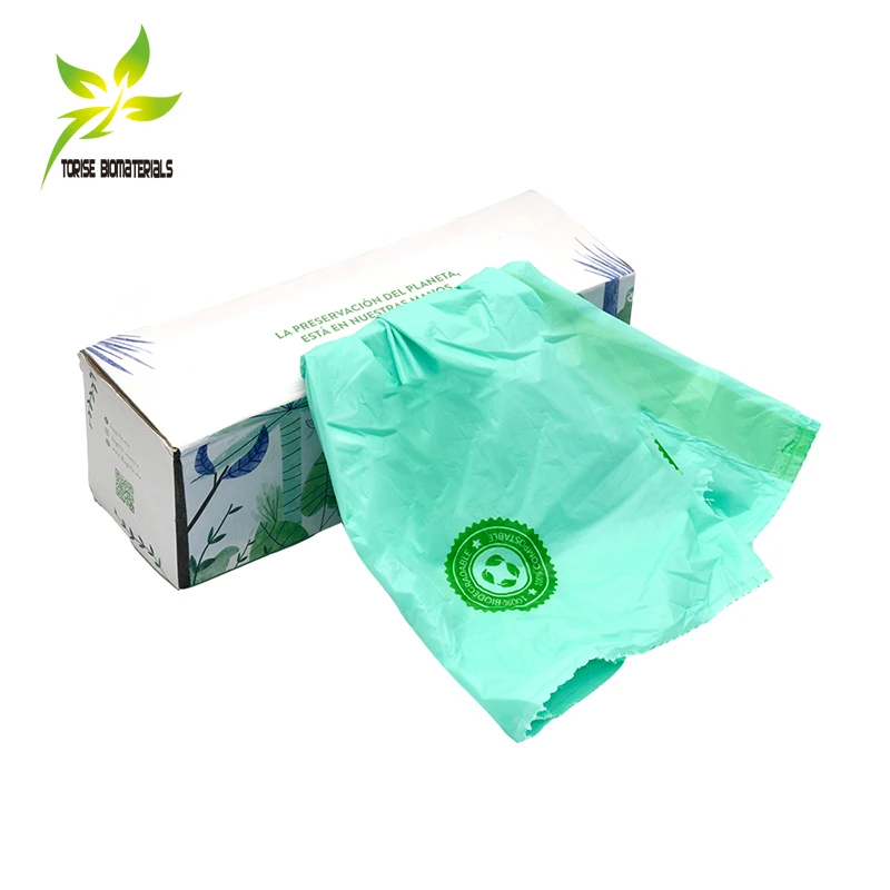 Custom biodegradable compostable disposable black colourful drawstring bag plastic draw tape drawstring trash garbage bags