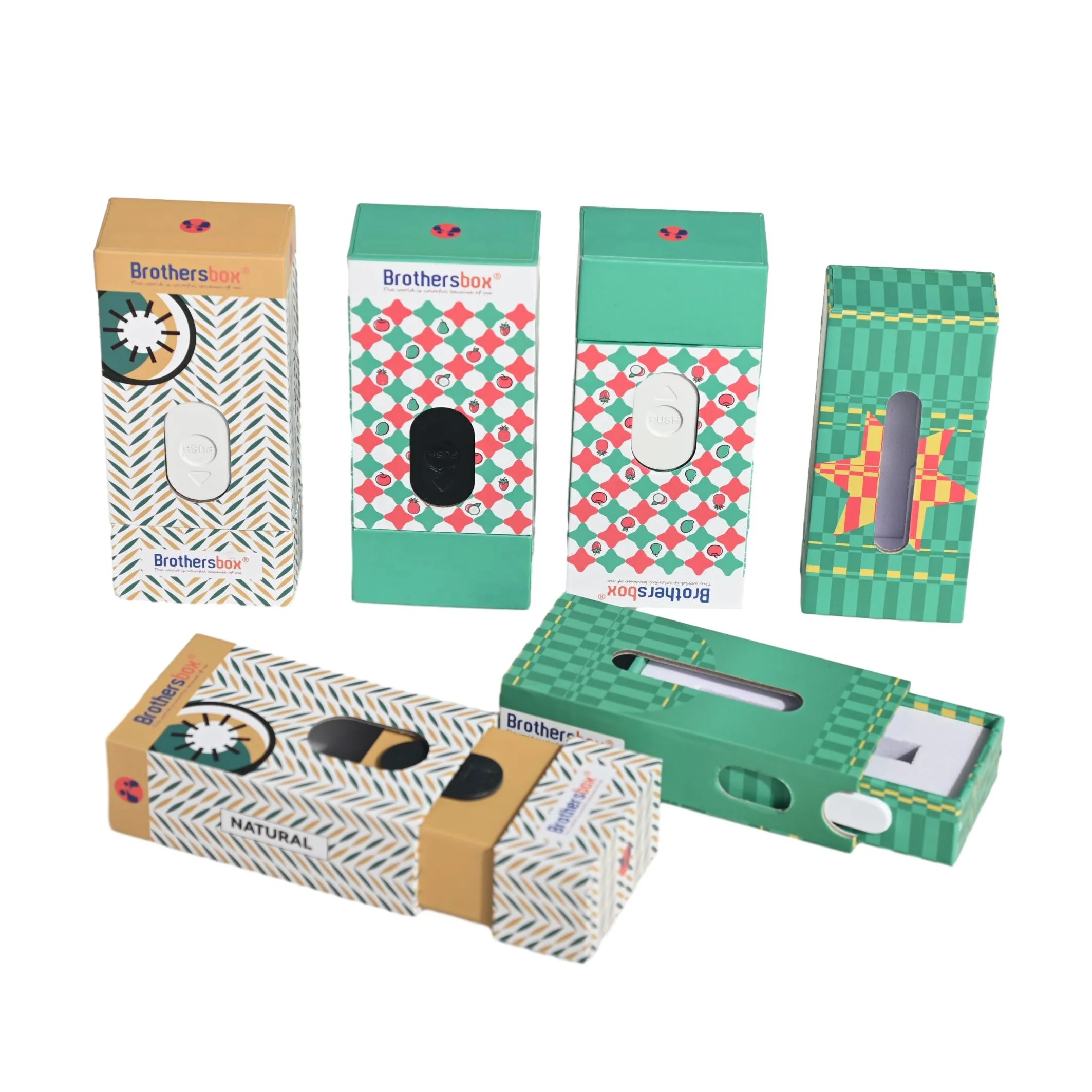 Cartridge Packaging Box Child Resistant Box Child Lock Bottom Paper Box