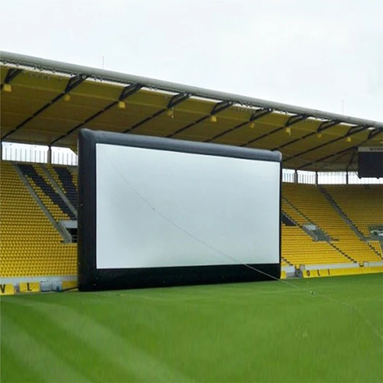 New Design Outdoor Hd Inflatable Cinema Screen Inflatable Tv Screen With Blower