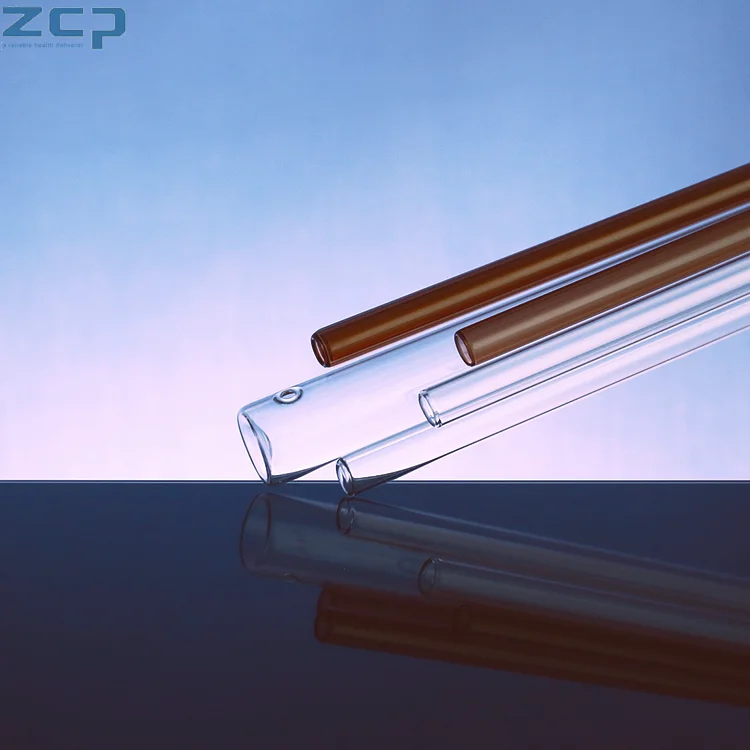 Clear Round High heat resistant Type 1 Coe 5.0 1.2 Mm Thickness Long Pipe Glass Tubing Borosilicate Glass Tube For making bottle