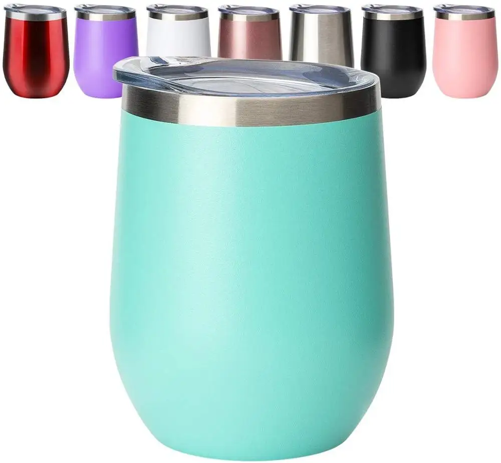 8oz 12oz Amazon Walmart BPA Free  Tumbler Insulated Glass Cups In Bulk for Home Office School