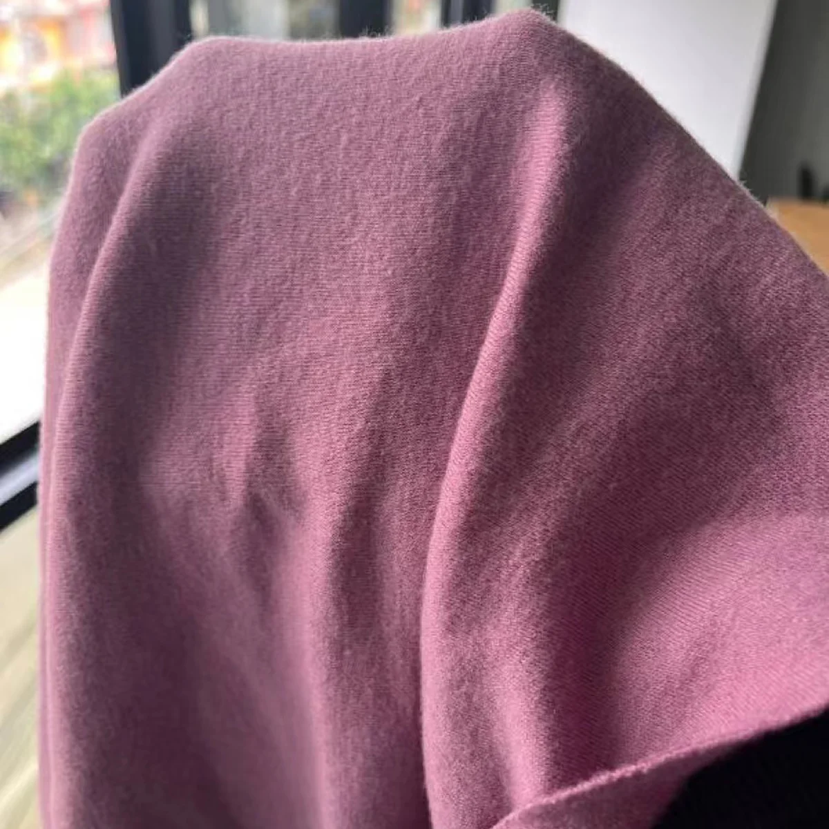 Soft and heat-insulating merino wool fabric 260gsm interlocking wool polyester fabric