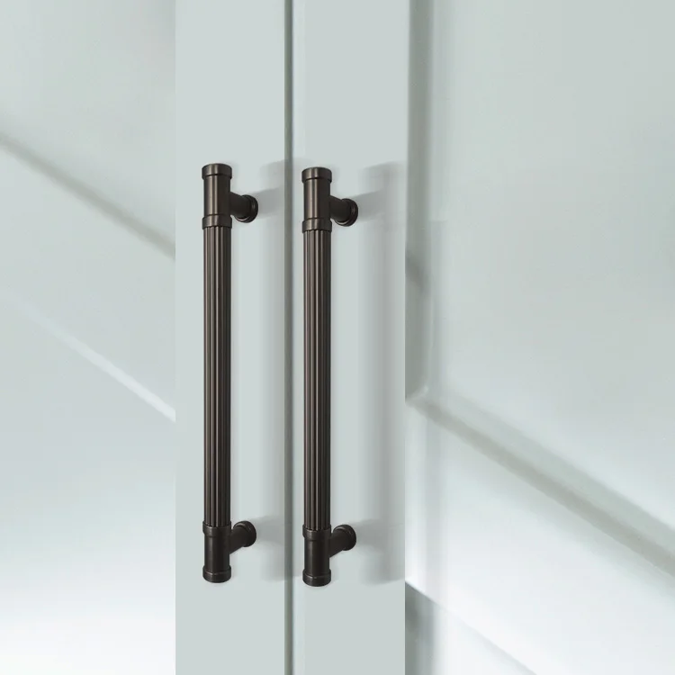 Wholesale Luxury Cabinet Drawer Aluminum Handle Zinc Alloy Door Handles Black Wardrobe European Handle Gold