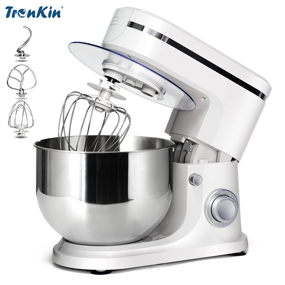 Kitchen 6L Automatic Electric Cake Mixer Accessories Head Steel Stainless Stand Mixer
