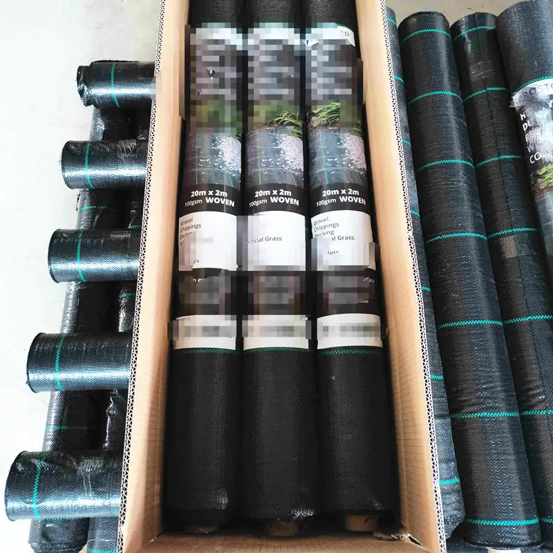 1X10m 1x20m PP Weed Mat Roll Manufacturer Landscape Fabric Ground Cover Fabric with anti -UV