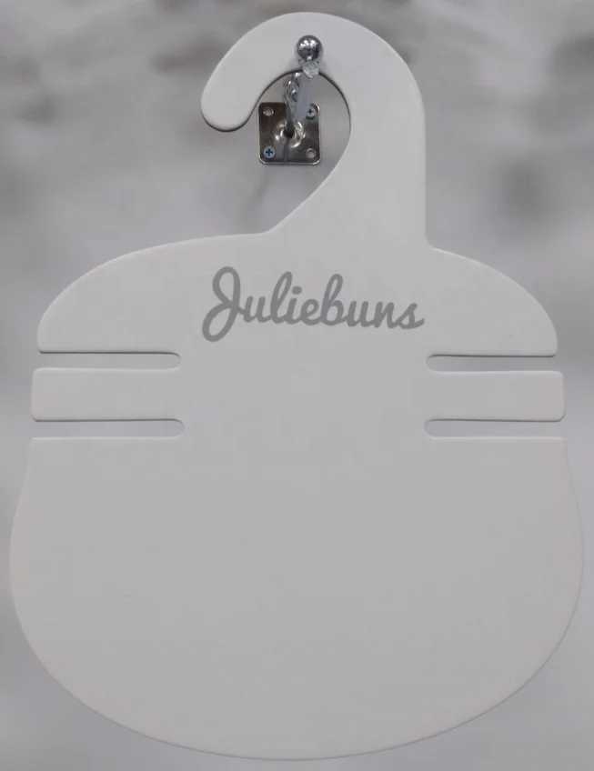 Оптовая продажа биоразлагаемый переработанный детский нагрудник картонная вешалка для бумаги с напечатанным