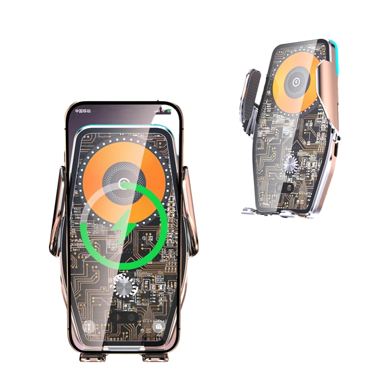 High Quality Universal Wireless Car Charger 15W qi Smart  Magnetic Mobile Phone Holder Wireless Charging