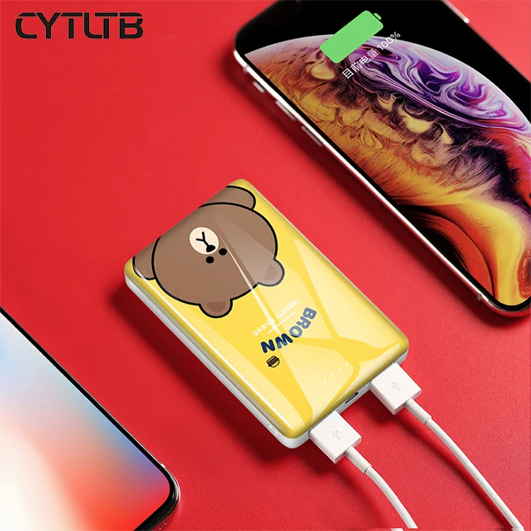 Wholesale Smart Wallet 5000mah Mini Power Bank 5000mah Portable Usb Business Power Bank