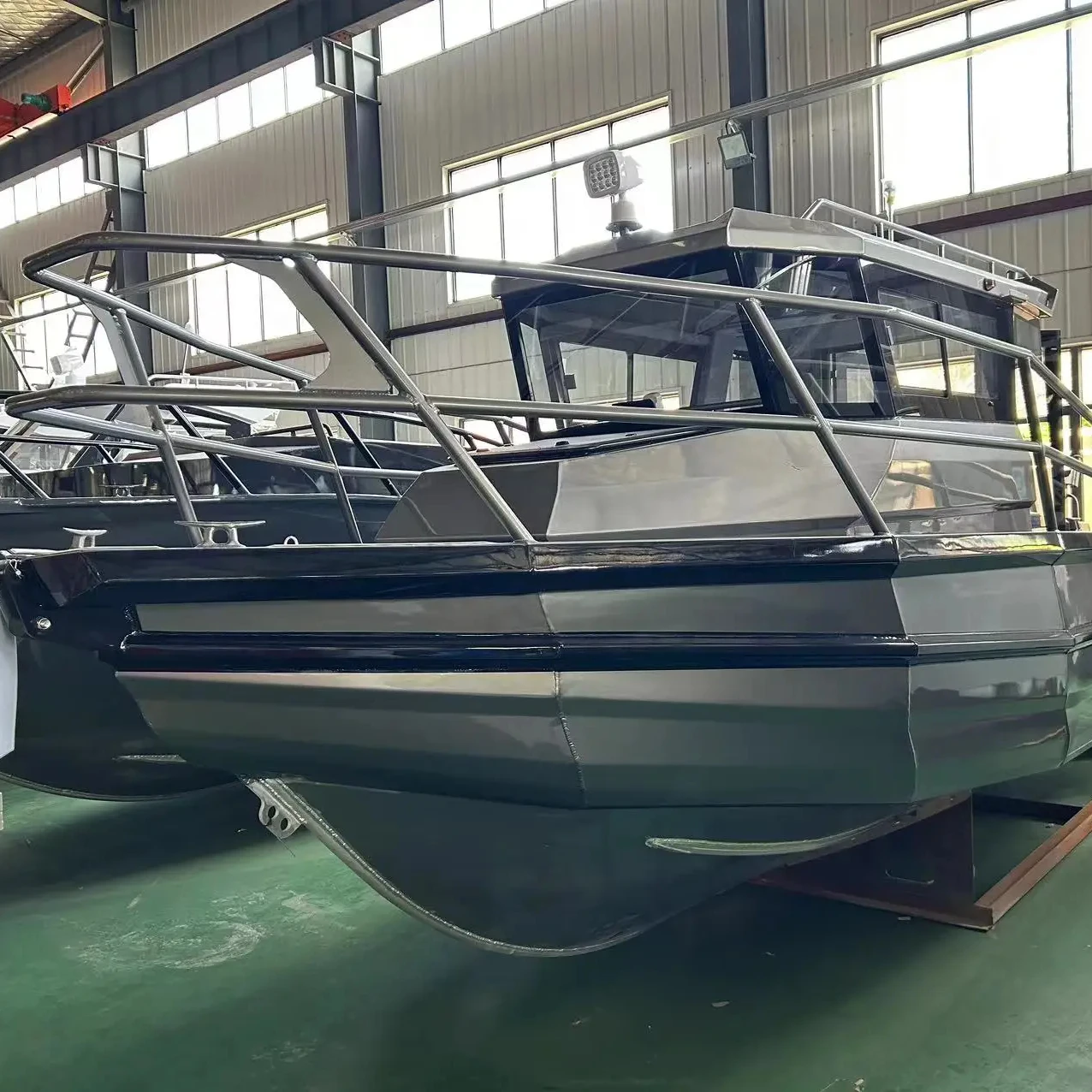 Easycraft 7.5m/23ft Aluminum Fishing Boat Luxury Walk-Around Yacht with Multi-Color Selection on Sale!