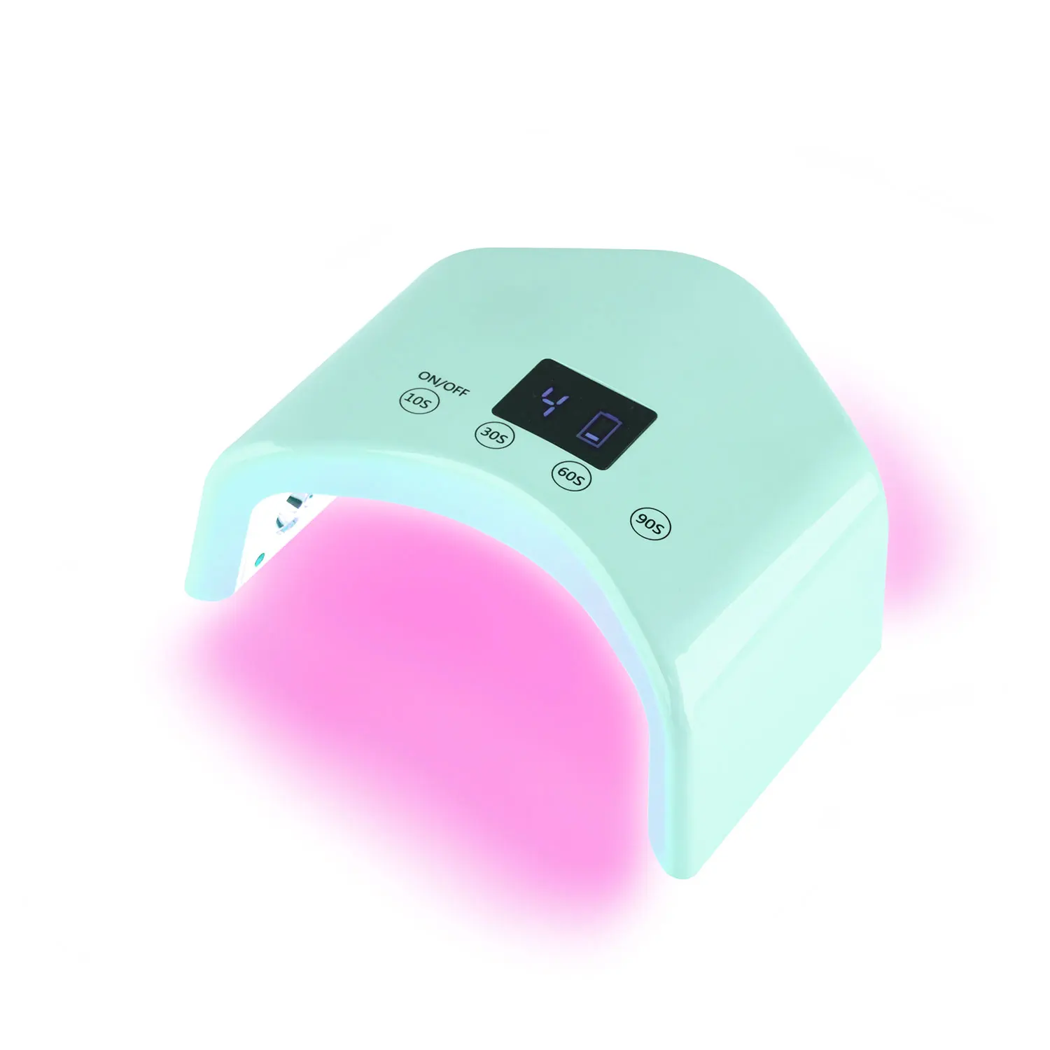 Home Use High Power 48w Wired Style Mini Led uv nail lamp red light gel machine with Smart Touch Button Timer