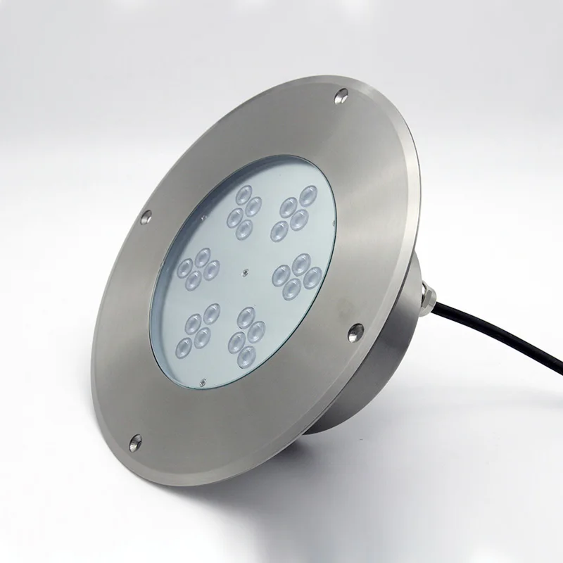 landscape outdoor stainless steel ip68 waterproof DC24V18w parking garden recessed deck inground driveway led underground lights