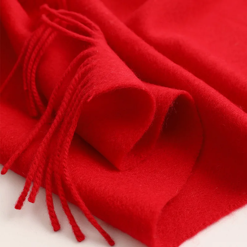 Inner Mongolia Manufacturer Wholesale Clearance Sale 100% Lambs Wool Winter Scarf  Ready to Ship Ladies Scarves Shawl