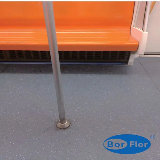 PVC anti slip coin mat transport bus flooring wholesale more color bus flooring