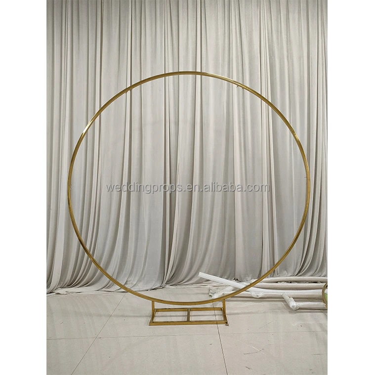 C-081 Wedding Decoration Party Event round backdrop stand Metal Flower Balloon Frame Arch stand backdrop