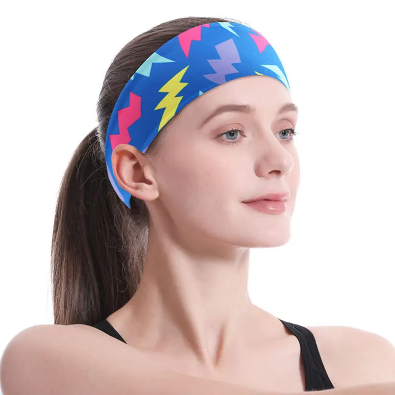 manufacturer winter men women girls karate tennis wide workout bandana hair sweatband headband with logo